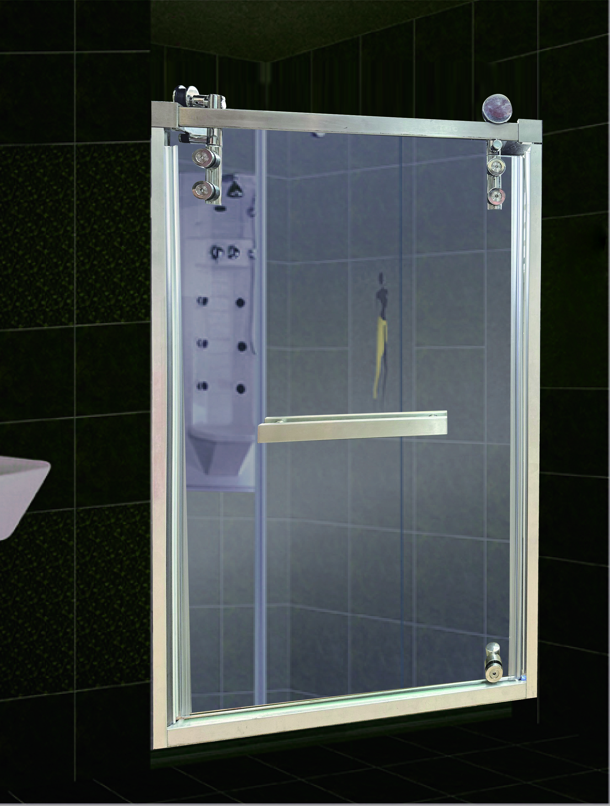 The New Product of Shower Glass Pivot Sliding Doors