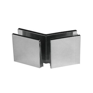 135° Glass To Glass Brass Clamp JGC-3073