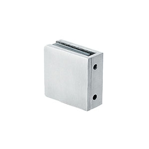 90° Wall to Glass Stainless Steel Clamp JGC-3210